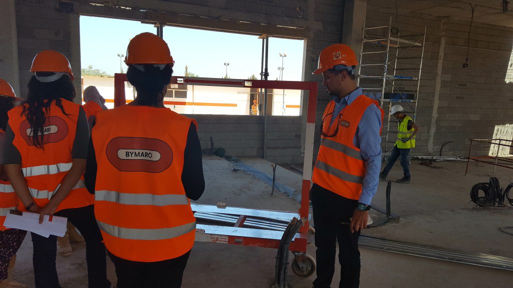 Hammam Akrami sur un chantier de construction par Bymaro à Casablanca